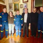 Στη Σύρο η νέα διοικήτρια της ΔΙ.Π.Υ.Ν. Κυκλάδων, Πύραρχος Γεωργία Τσάφου – Συνάντηση με τον Δήμαρχο