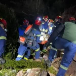 Χωρίς αισθήσεις ανασύρθηκε άνδρας μετά από εκτροπή οχήματος κοντά στη Μονή Προυσού Καρπενησίου