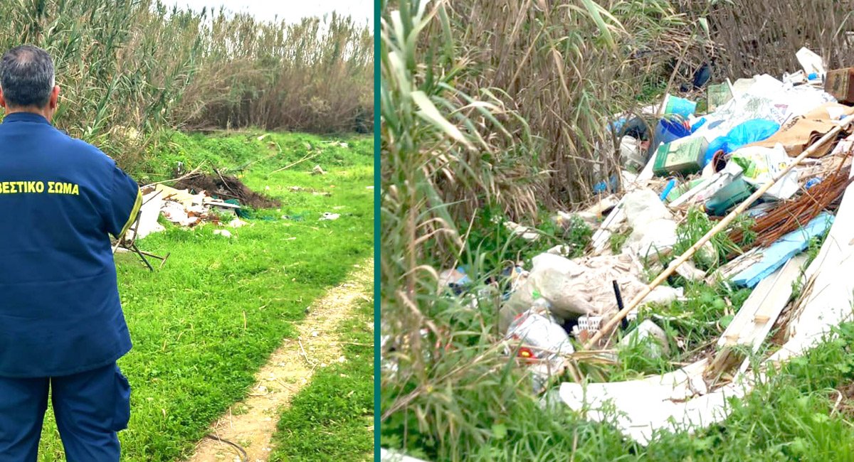 Αυτοψίες της Πυροσβεστικής Ζακύνθου σε ανεξέλεγκτες χωματερές στο Καλαμάκι