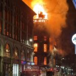 Πυρκαγιά σε κτήριο κοντά στον κεντρικό σιδηροδρομικό σταθμό της Γλασκώβης