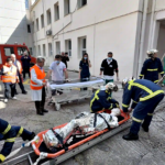 Με επιτυχία ολοκληρώθηκε η συμμετοχή του Π.Κ Κυπαρισσίας στην άσκηση εκκένωσης του Νοσοκομείου της πόλης