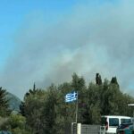 Πυρκαγιά σε δασική έκταση στην περιοχή Μαυράτα Κεφαλονιάς