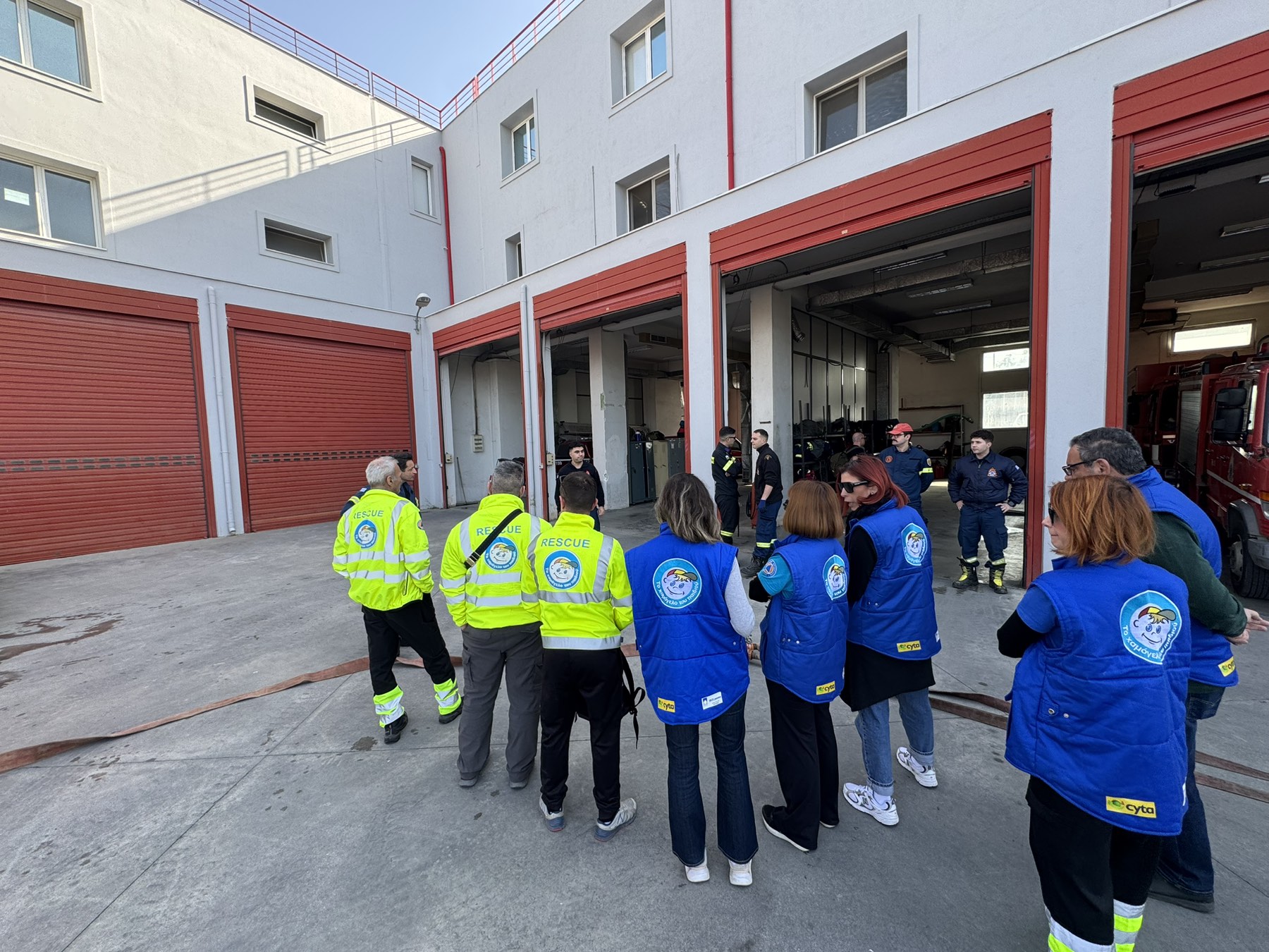 Εκπαίδευση της Ομάδας Έρευνας και Διάσωσης «Θανάσης Μακρής» στον 12ο Πυροσβεστικό Σταθμό Αθηνών