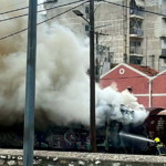 Πυρκαγιά σε εγκαταλελειμμένο βαγόνι στην Πάτρα