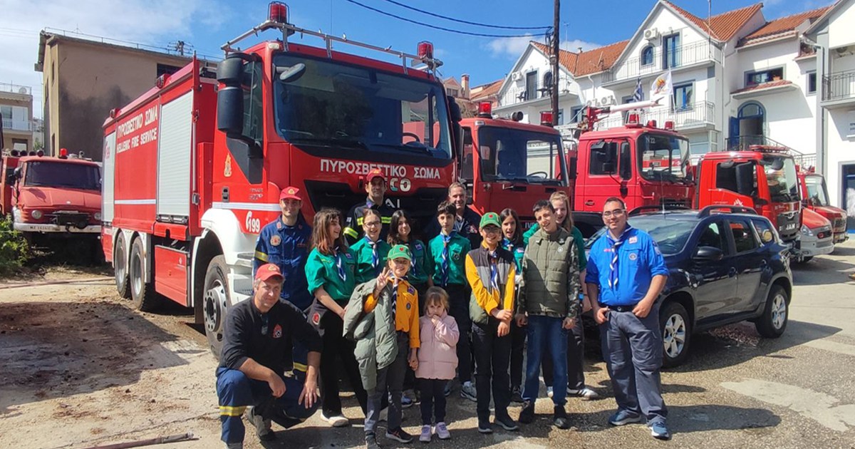 Εκπαιδευτική επίσκεψη Προσκόπων στην Π.Υ. Αργοστολίου – Μήνυμα προσφοράς και πρόληψης