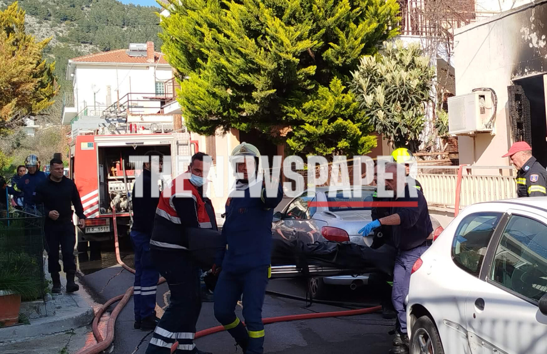 Δύο σοροί εντοπίστηκαν μετά από πυρκαγιά σε οικία στην Αγία Παρασκευή στο Βόλο