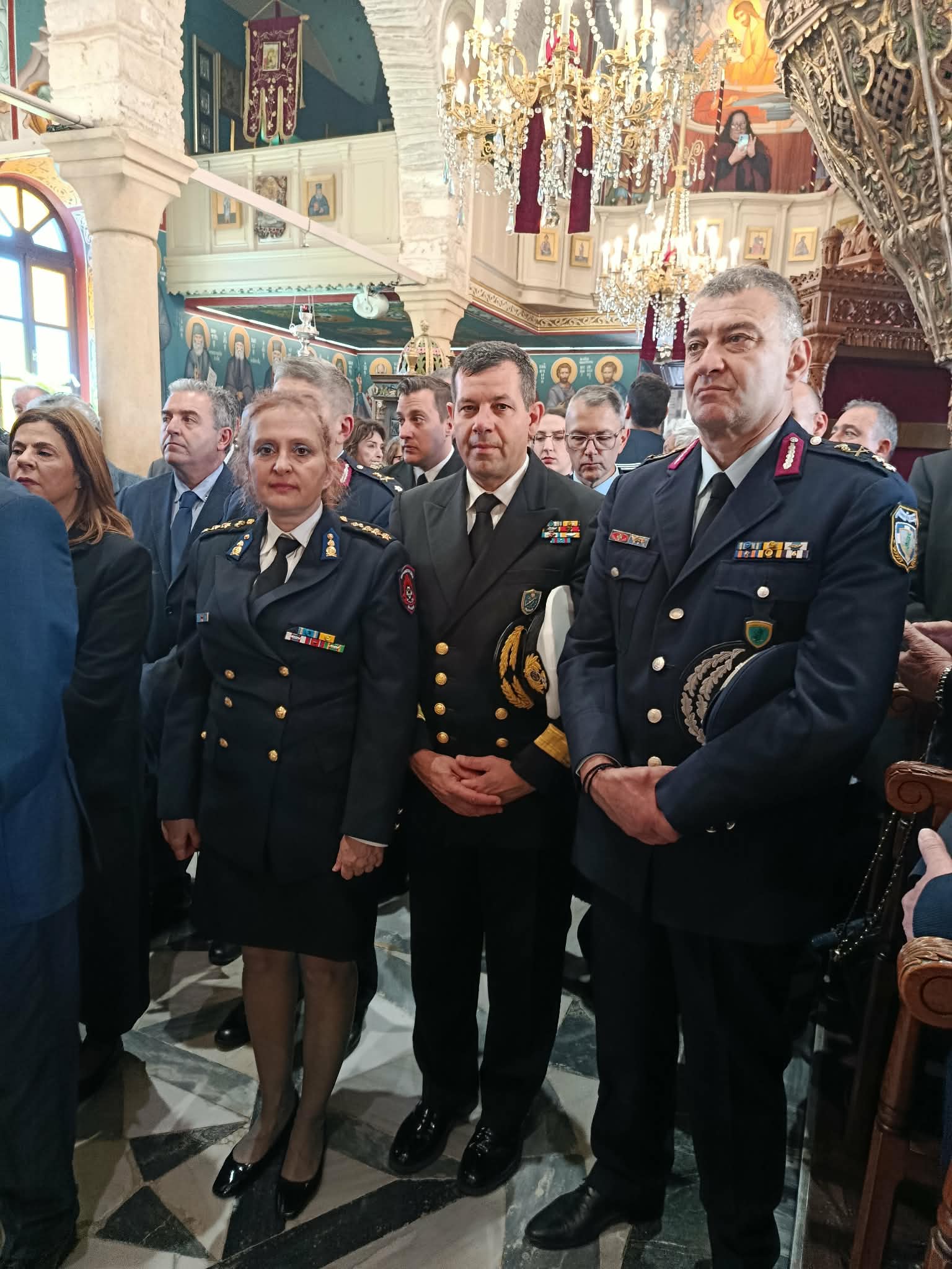 Άνδρος: Παρουσία του Πυροσβεστικού Σώματος στον εορτασμό της Παναγίας Θεοσκέπαστης