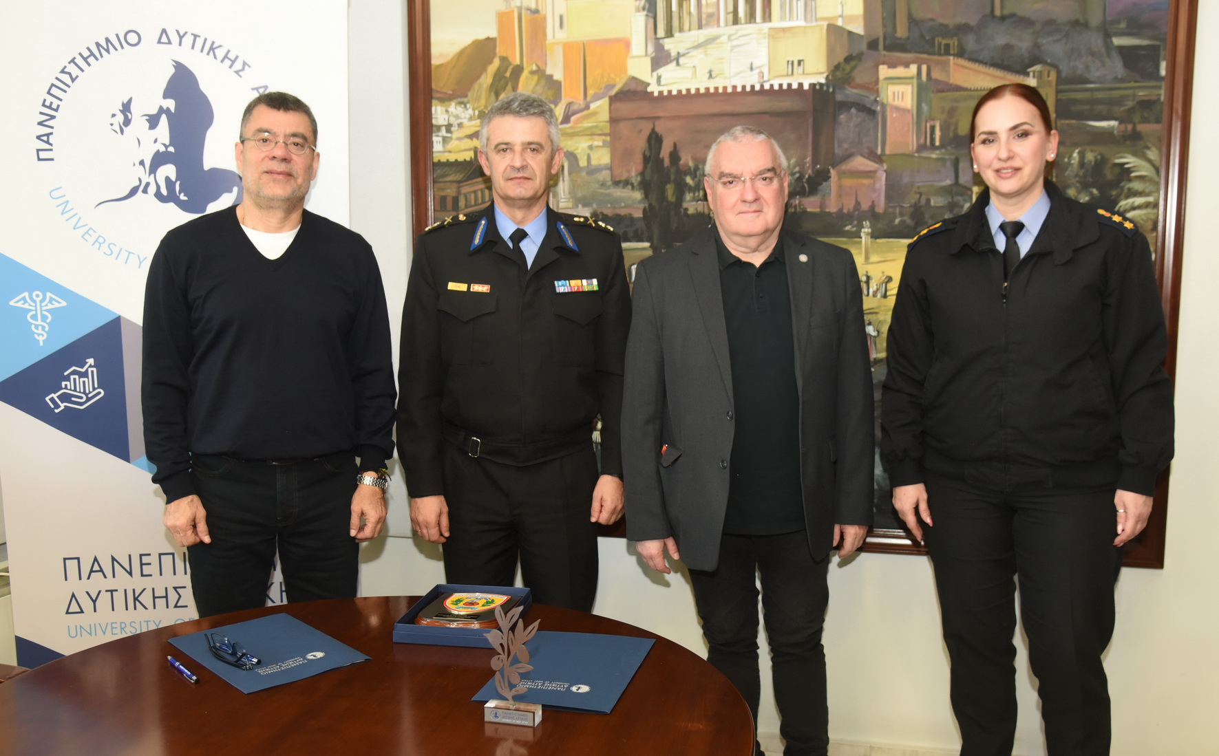 Μνημόνιο Συνεργασίας μεταξύ Πανεπιστημίου Δυτικής Αττικής και Πυροσβεστικής Ακαδημίας