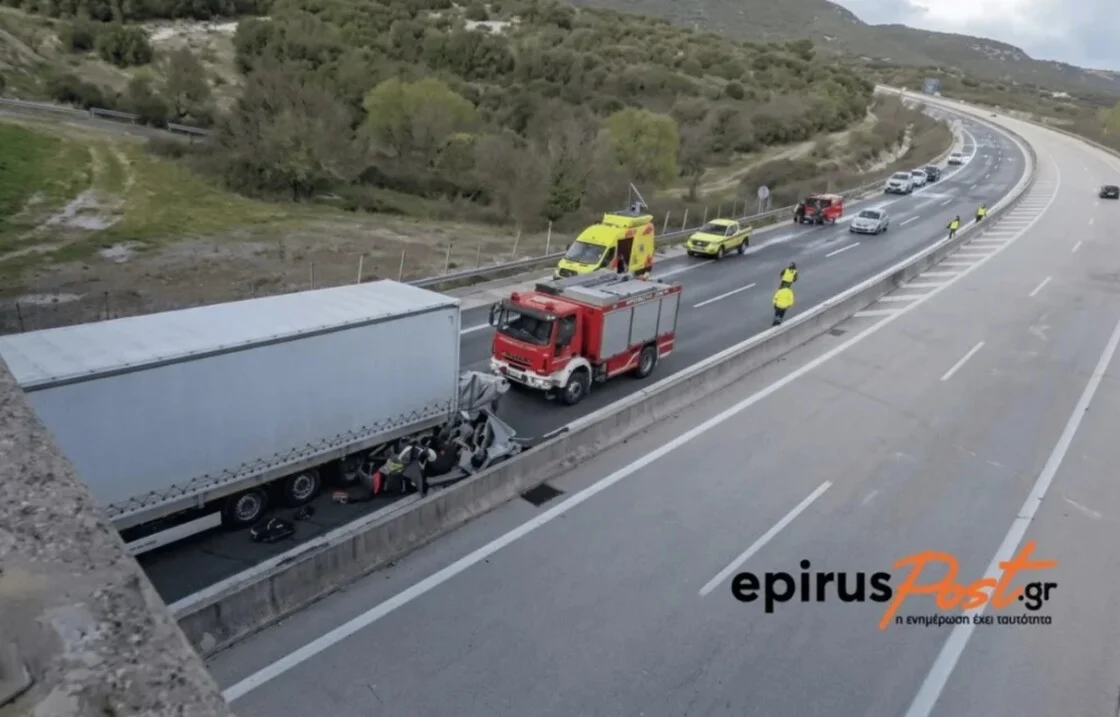 Ιωάννινα: Χωρίς αισθήσεις γυναίκα μετά από τροχαίο στην Εγνατία Οδό