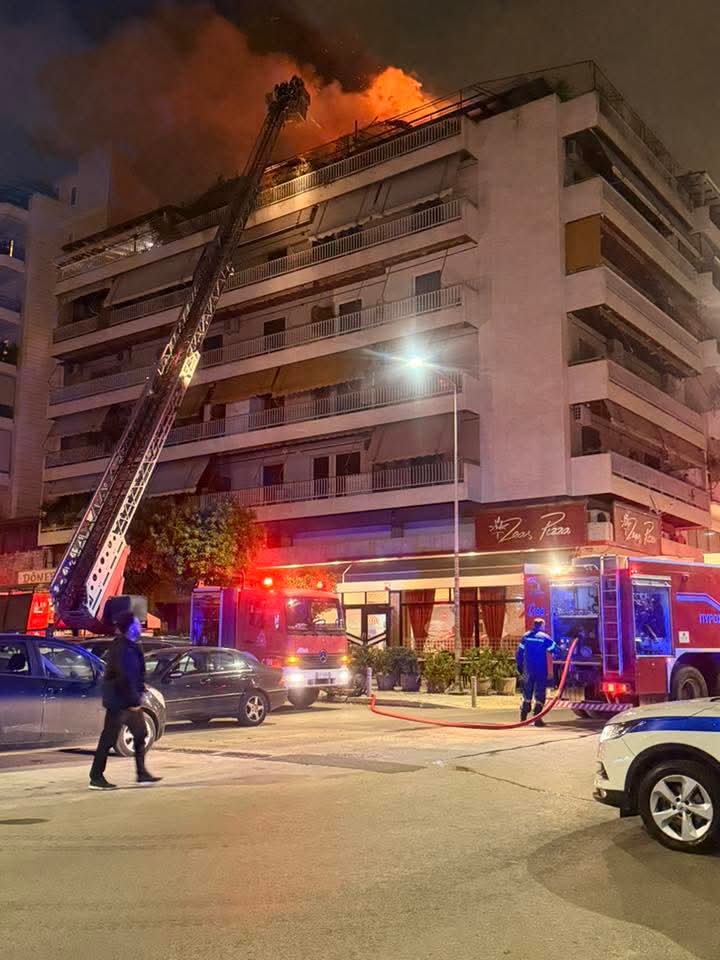Πυρκαγιά σε διαμέρισμα επί της οδού Ιωνίας στη Νέα Σμύρνη