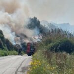Πυρκαγιά σε χαμηλή βλάστηση στην περιοχή της Ε.Ο. Ηρακλείου – Μοιρών Κρήτης