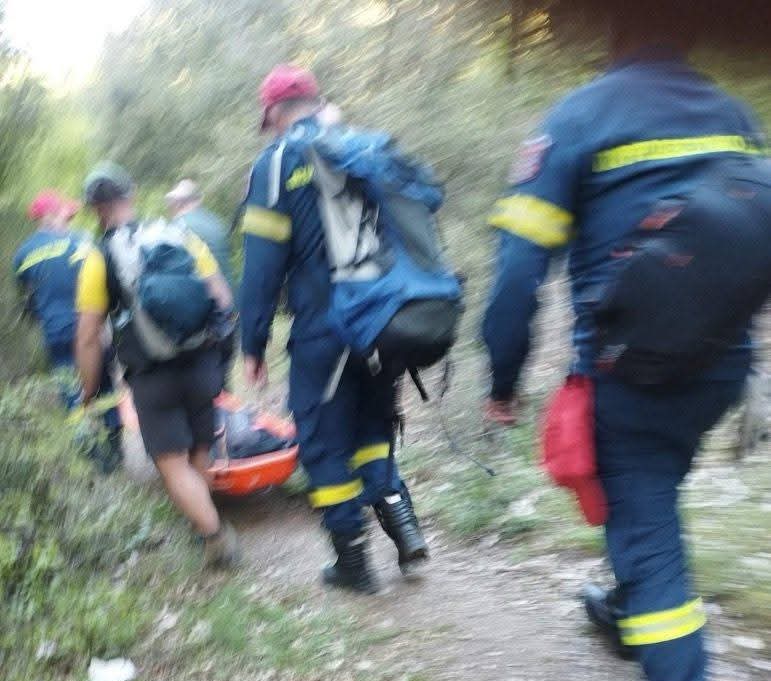 Επιχείρηση για τραυματισμένο άνδρα στο Καστράκι Θεσσαλίας