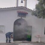 Πυρκαγιά σε εκκλησάκι των Αγίων Γεωργίου και Φανουρίου επί της οδού Κιάφα στα Σπάτα
