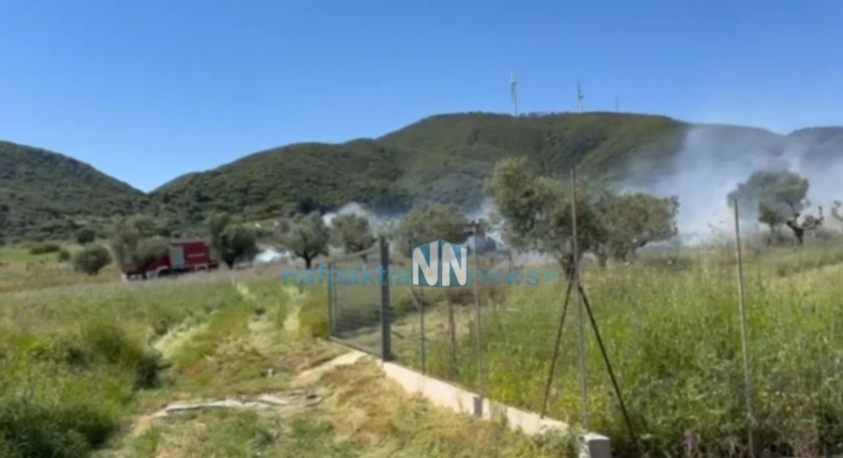 Πυρκαγιά σε αγροτεμάχιο στα Φραγκαίικα Αιτωλοακαρνανίας
