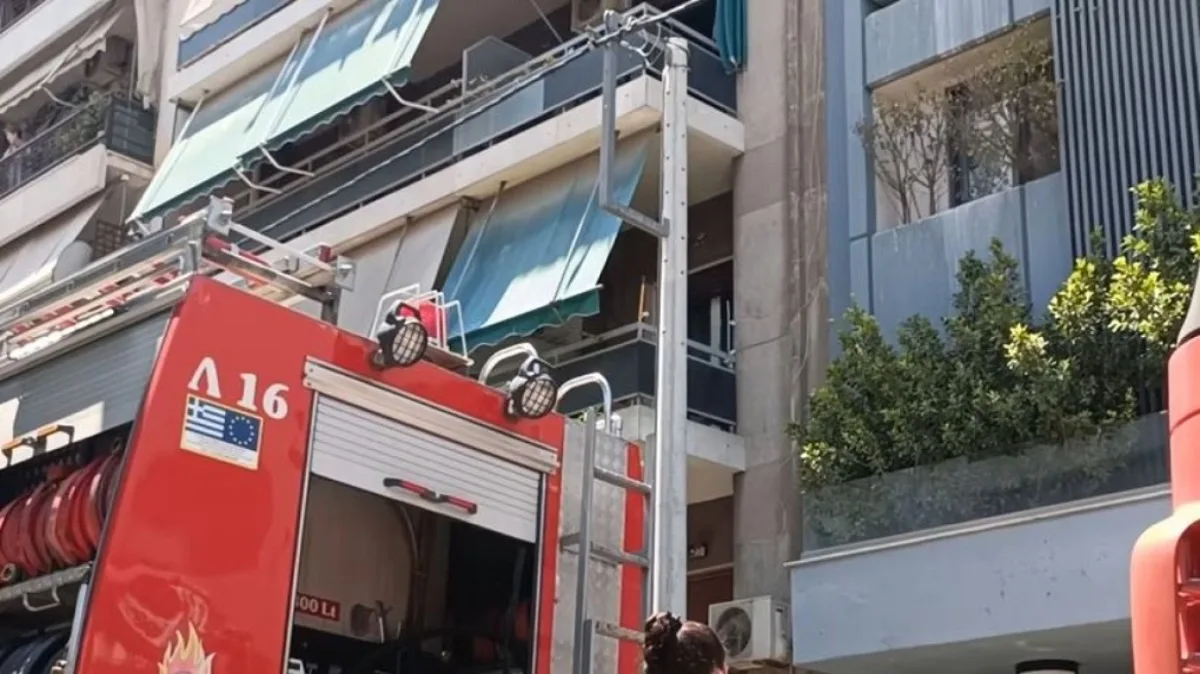 Πυρκαγιά σε διαμέρισμα επί της οδού Παπαφλέσσα στον Εύοσμο Θεσσαλονίκης