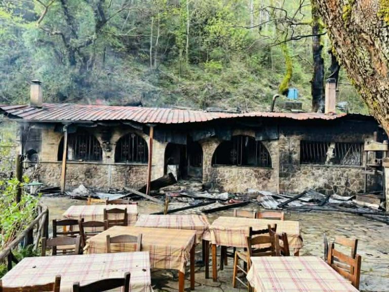 Πυρκαγιά σε χώρο εστίασης κοινού στον Ταΰγετο