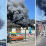 Μεγάλη πυρκαγιά σε αποθήκη στο Βέλγιο – Εκκενώσεις λόγω τοξικού καπνού και κινδύνου έκρηξης