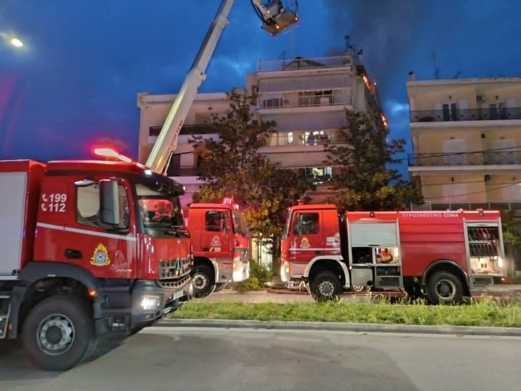 Πυρκαγιά σε κατοικία στη Λιβαδειά Βοιωτίας