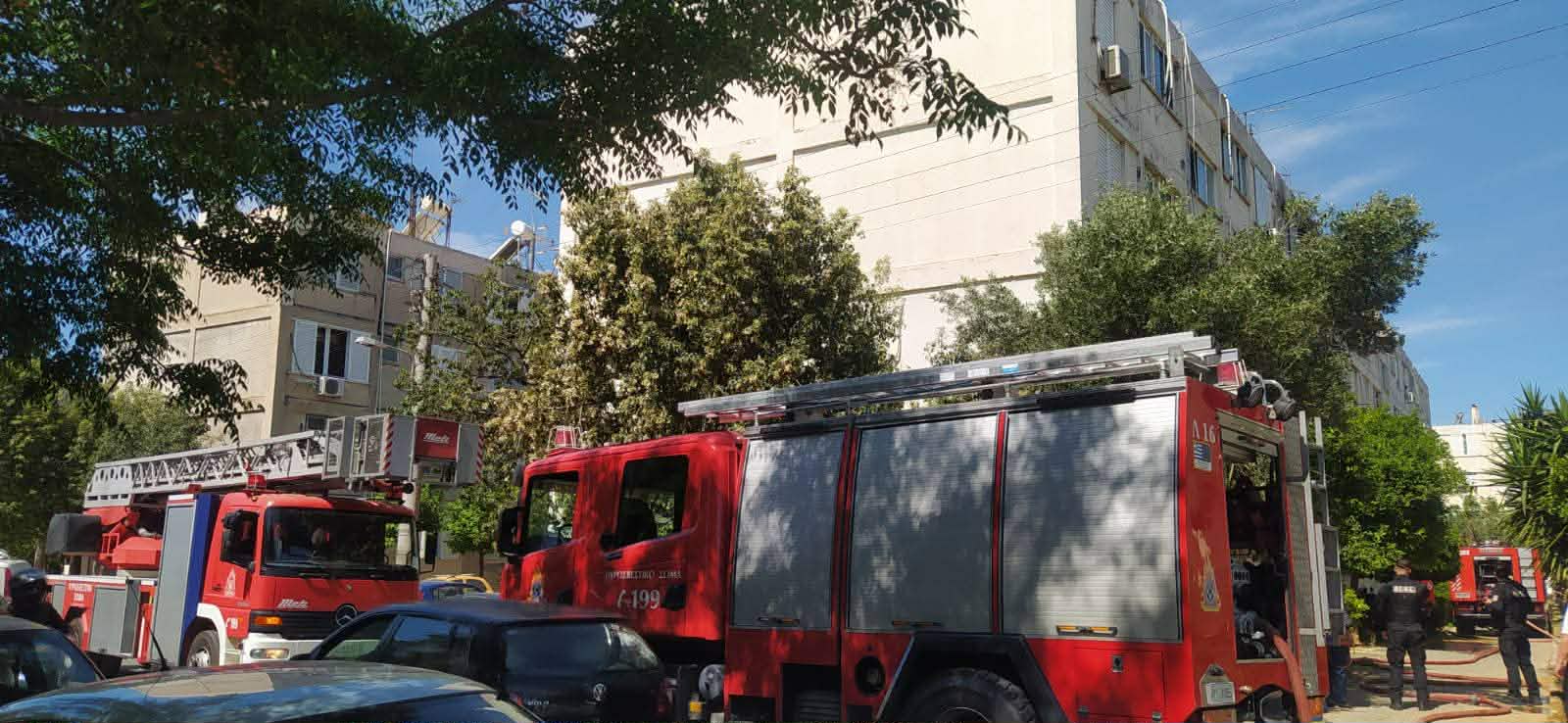 Πυρκαγιά σε κατοικία επί της οδού 25ης Μαρτίου στον Ταύρο