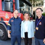 Επίσκεψη της Ζωής Ράπτη στον 9ο Πυροσβεστικό Σταθμό Αθηνών