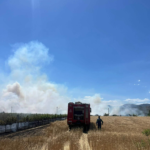 Πυρκαγιά σε αγροτοδασική έκταση στους Γόννους Λάρισας
