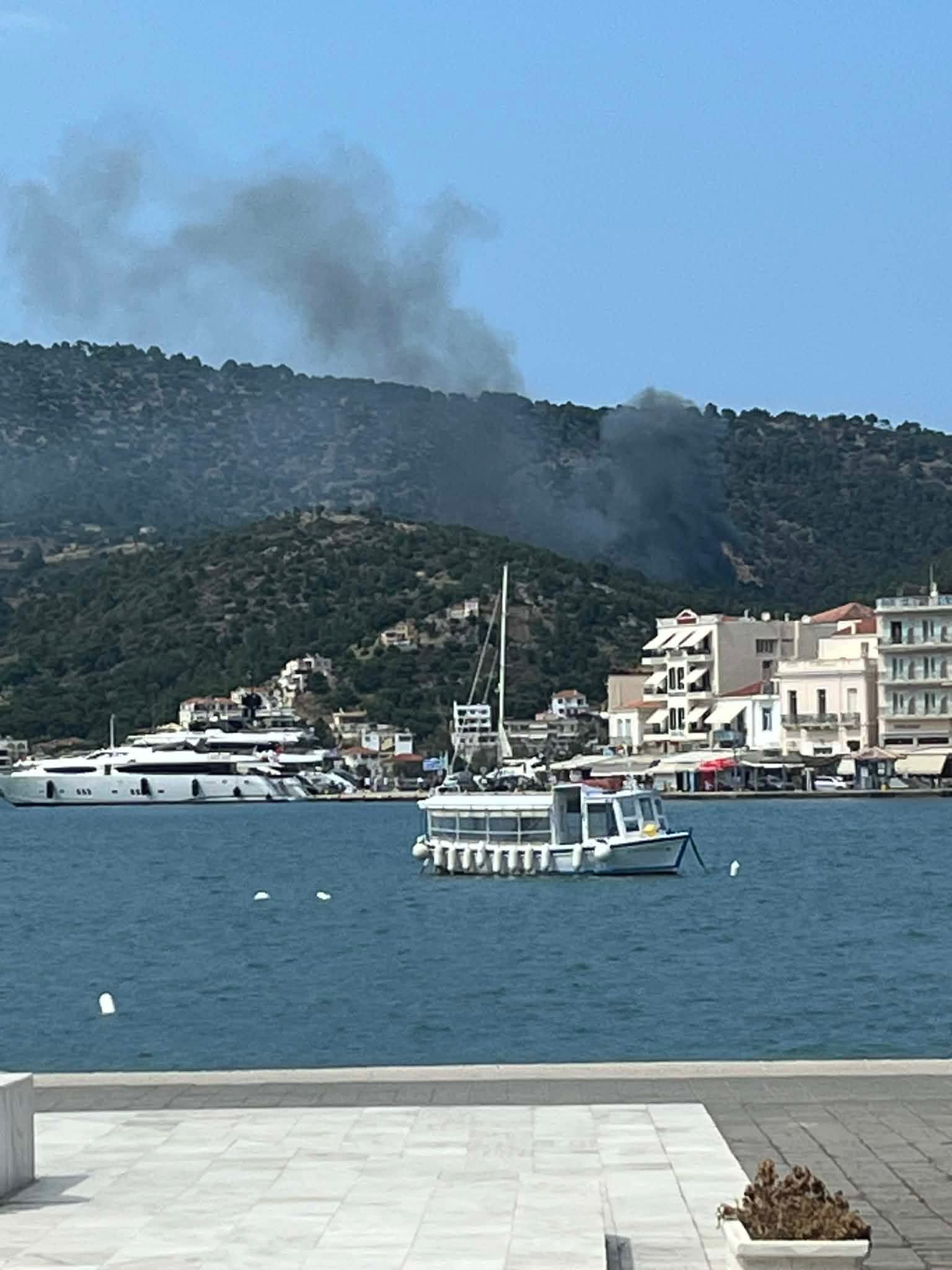 Πυρκαγιά σε νταμάρι στην περιοχή Βρυσούλα Πόρου Πυρκαγιά σε νταμάρι στην περιοχή Βρυσούλα Πόρου