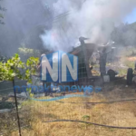 Πυρκαγιά σε καΐκι στη Σπηλιά Δωρίδος