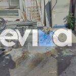 Πυρκαγιά σε εξωτερικό χώρο σούπερ μάρκετ στην Κάρυστος Εύβοιας