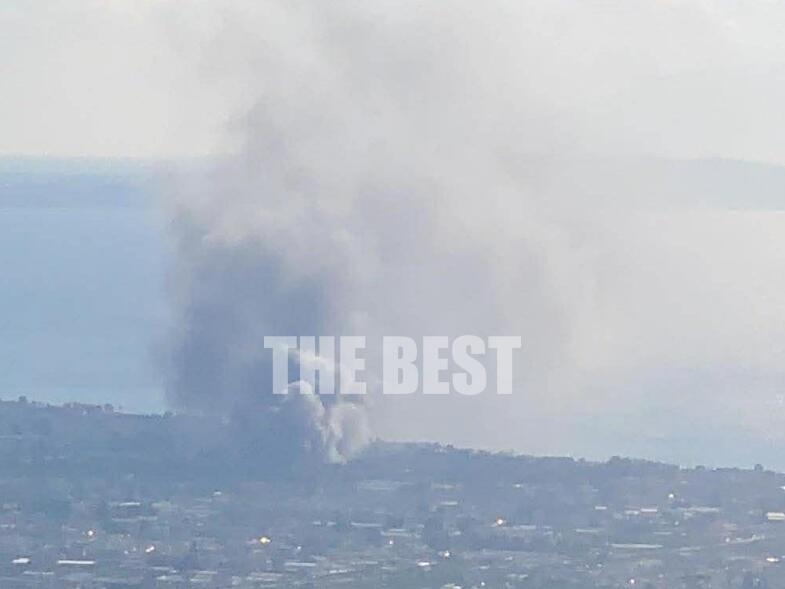 Πυρκαγιά σε υπαίθριο χώρο στην περιοχή Λεύκα στην Πάτρα