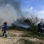 Άμεσα κατεσβέσθη πυρκαγιά σε χαμηλή βλάστηση στο Μαρκόπουλο Μεσογαίας