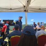 Άσκηση οργανωμένης απομάκρυνσης επισκεπτών λόγω δασικής πυρκαγιάς στην Αρχαία Μεσσήνη