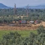 Πυρκαγιά σε ξερά χόρτα στους Ωρεούς Ευβοίας