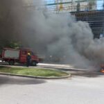 Πυρκαγιά σε Ι.Χ. όχημα στην περιοχή της Καλαμαριάς Θεσσαλονίκης