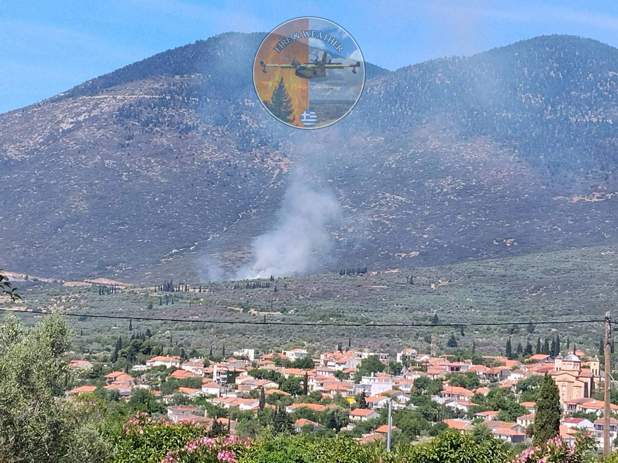 Πυρκαγιά σε αγροτοδασική έκταση στην Αγία Ευθυμία Φωκίδας