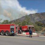 Πυρκαγιά σε χαμηλή βλάστηση στα Πεύκα Θεσσαλονίκης