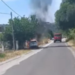 Πυρκαγιά σε Ι.Χ. όχημα στην περιοχή Σκαφώνας Κέρκυρας
