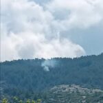 Πυρκαγιά από κεραυνό σε δασική έκταση στη Θάσο