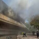 Πυρκαγιά σε αποθηκευτικό χώρο εργοστασίου επί της οδού Ορφέως στο Αιγάλεω