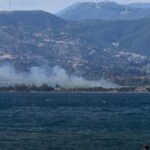 Πυρκαγιά σε ξερά χόρτα στο Αντίρριο Αιτωλοακαρνανίας