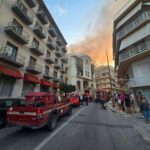 Πυρκαγιά σε εγκαταλελειμμένο ξενοδοχείο στο Λουτράκι Κορινθίας