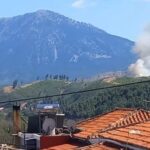 Πυρκαγιά σε δασική έκταση στην περιοχή Σπαθάρι Ευβοίας