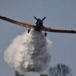 Πυρκαγιά σε δασική έκταση στην περιοχή Άγιος Νικόλαος στα Μέθανα Τροιζηνίας