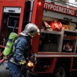 Πυρκαγιά σε χώρο επιχείρησης στο Μαρκόπουλο Αττικής