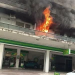 Πυρκαγιά σε διαμέρισμα στη συμβολή της Λεωφόρου Στρατού με την οδό Αετοράχης στη Θεσσαλονίκη