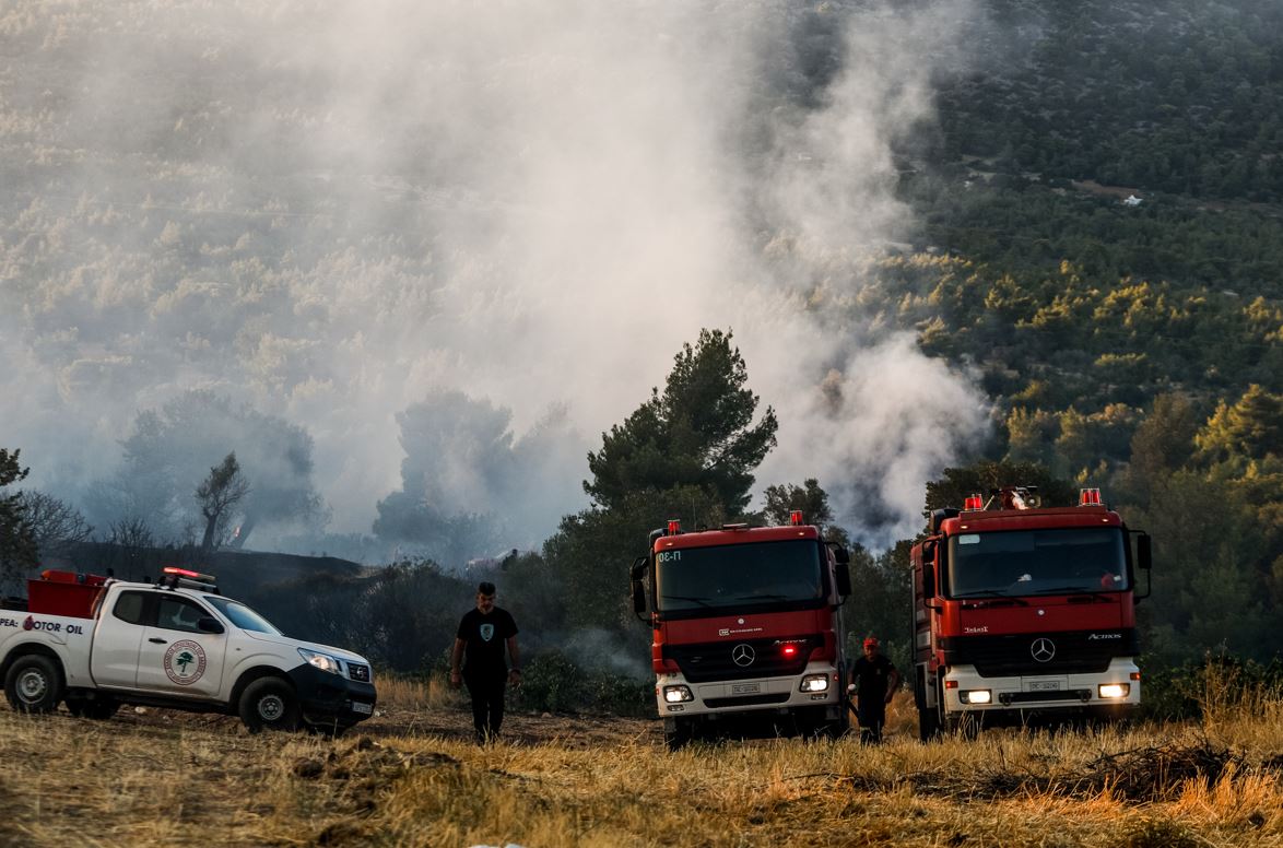 Πυρκαγιά σε αγροτική έκταση στην περιοχή Ανθήλη Φθιώτιδας