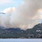 Πυρκαγιά σε δασική έκταση στο Δικαίωμα Λουτρακίου