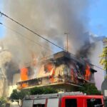 Πυρκαγιά σε διώροφο κτήριο επί της οδού Αριστείδου στην Καλλιθέα Αττικής
