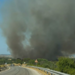Πυρκαγιά σε χαμηλή βλάστηση στο Κορωπί Αττικής