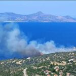 Πυρκαγιά σε αγροτοδασική έκταση στον Άγιο Γεώργιο Μεθάνων