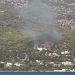 Πυρκαγιά σε αγροτοδασική έκταση στη Λίμνη Βουλιαγμένης Λουτρακίου